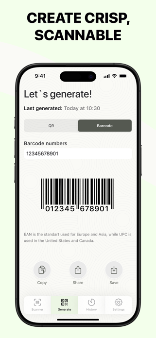 QR Code Reader & Generator · Screenshot 3 of 6