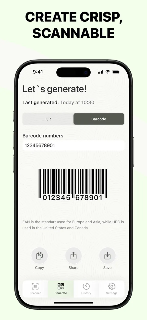 #3. QR Code Reader & Generator · (iOS) Podle: Sofia Aquino