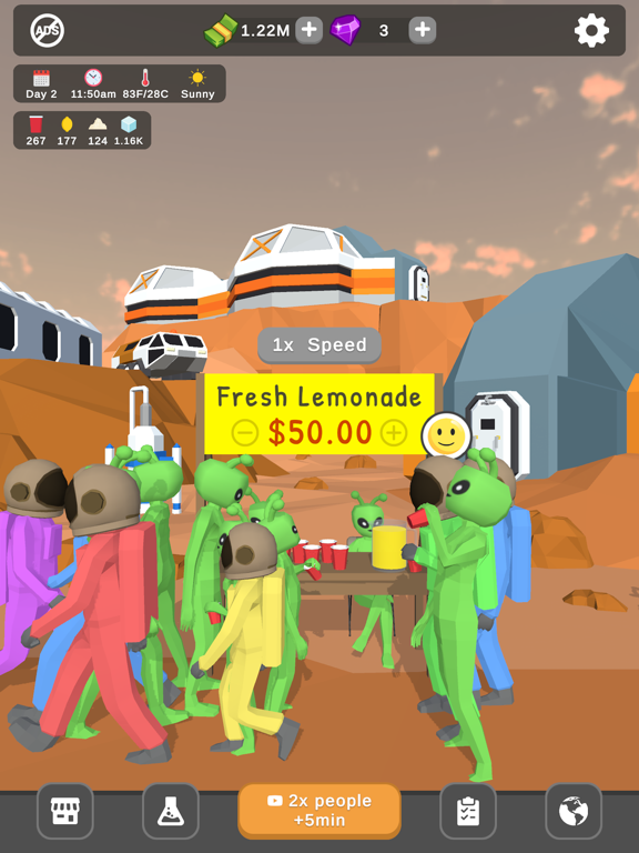 Cool Lemonade Stand iPad screenshot 5 - Games app
