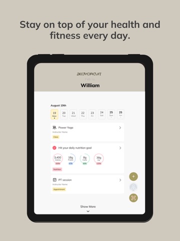BodyCircuit Coach iPad screenshot
