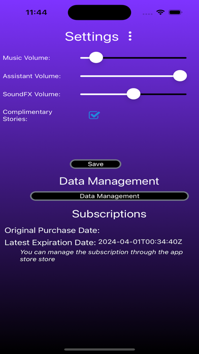 App screenshot
