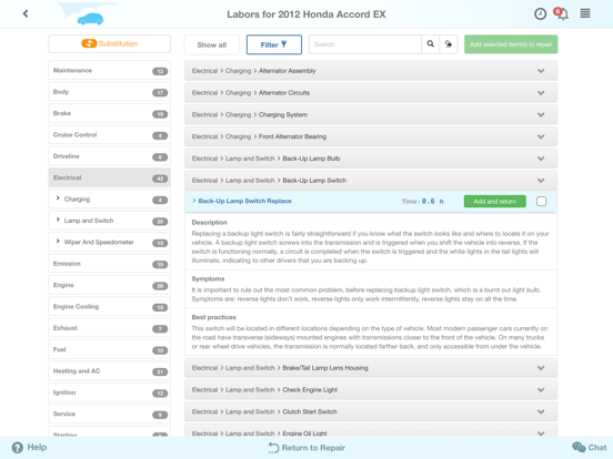 Screenshot #6 pour Auto Repair Shop (for Tablet)
