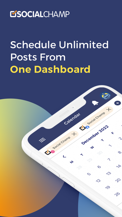 Social Champ: Social Media App Screenshot