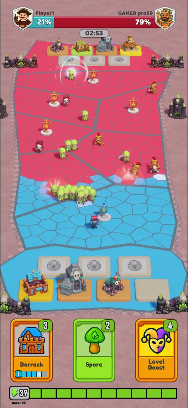 Rush Kingdoms: PvP iOS Mod IPA screenshot 2 - iOS game interface