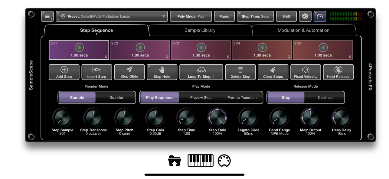 #1. SampleScape (iOS) 由: 4Pockets.com