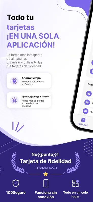 Wallet: Cartera de Tarjetas screenshot 1 of 5