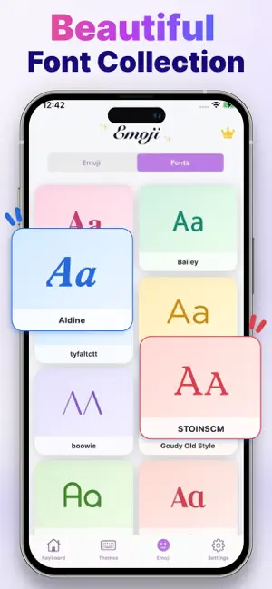 Keyboard Themes - Fonts, Emoji screenshot 4