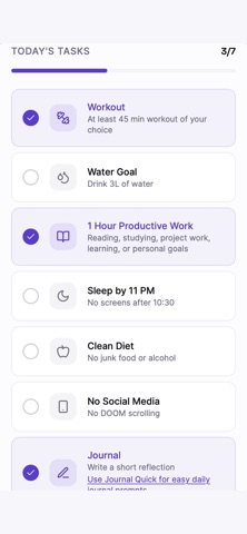Reset30 app screenshot 2