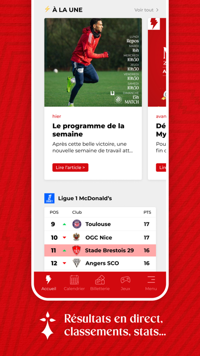 Screenshot #1 pour Stade Brestois 29
