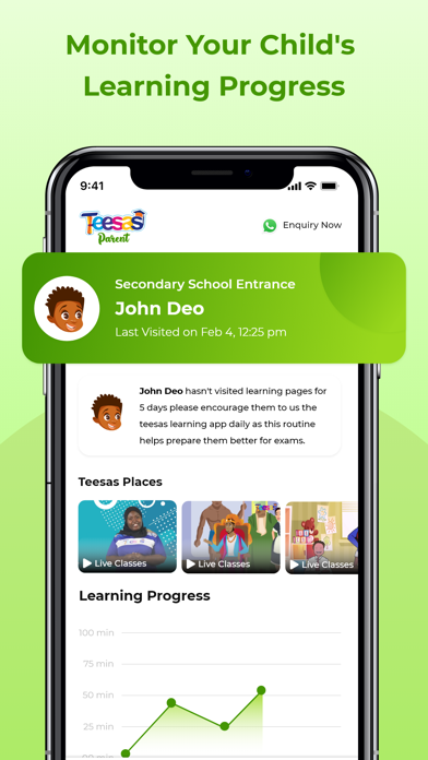 Teesas Education - Parent Screenshot