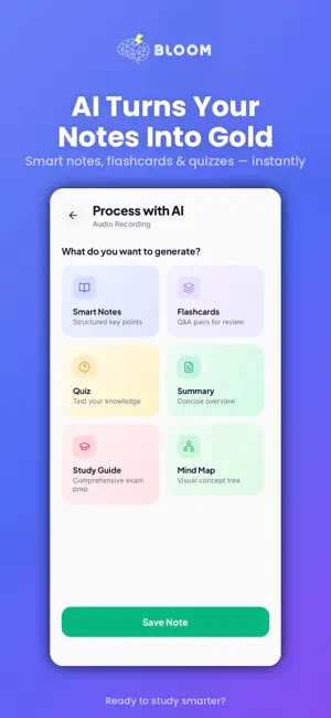 Bloom AI Notebook screenshot 2