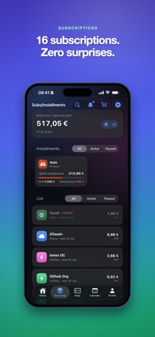 ForeSpend screenshot