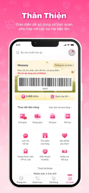 AVAKids - Cửa hàng mẹ & bé iPhone screenshot 6