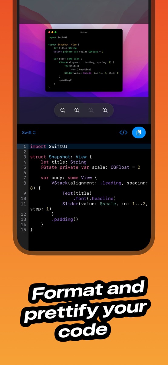CodeShot screenshot 2