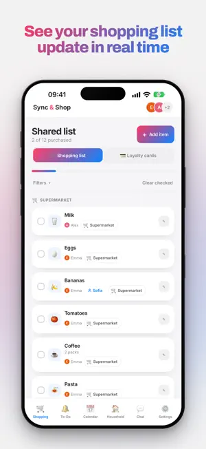 Sync & Shop: Family Organizer screenshot 1