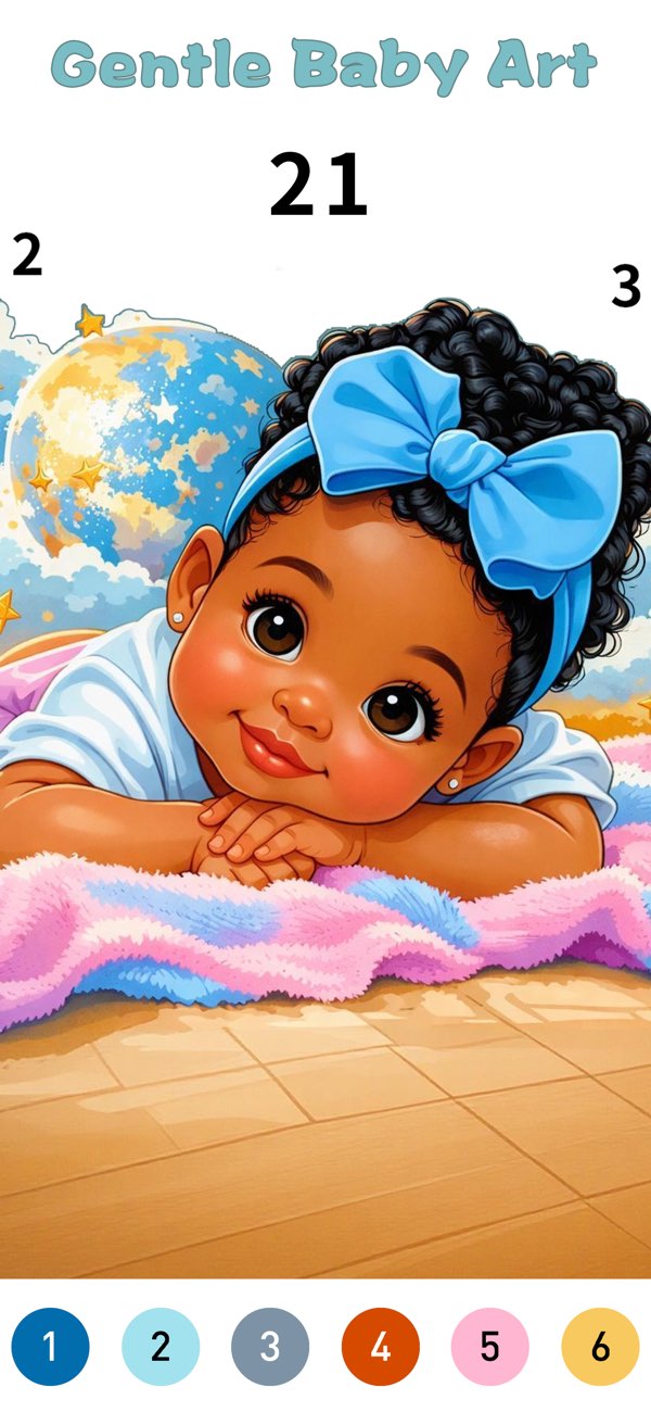 Cradle Color By Number screenshot 2