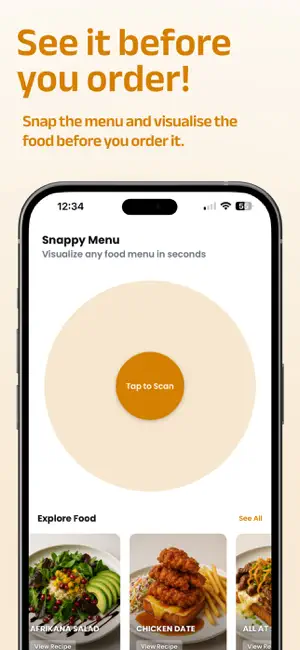 Snappy Menu: AI Food Menu Pics screenshot 1