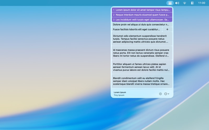 Tiny Ipsum app screenshot 1