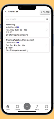 Smashers Pickleball iPhone screenshot