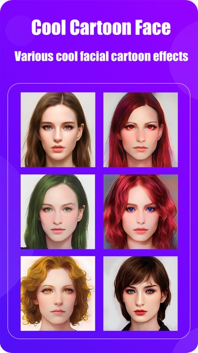 MeCool Cam:Hairstyles,Cartoon Screenshot
