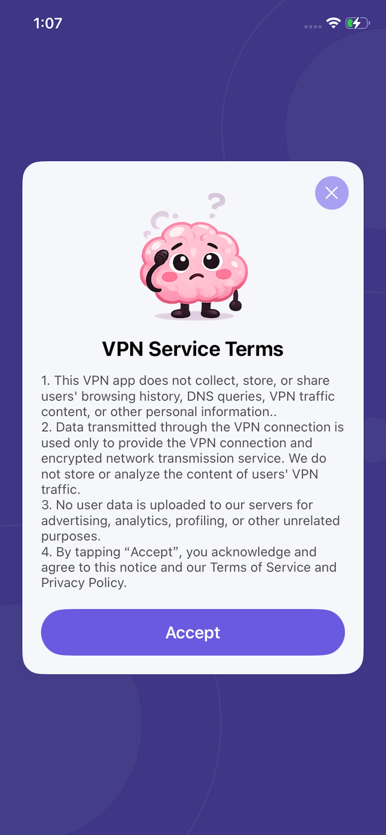 Screenshot 3 of BrainVPN