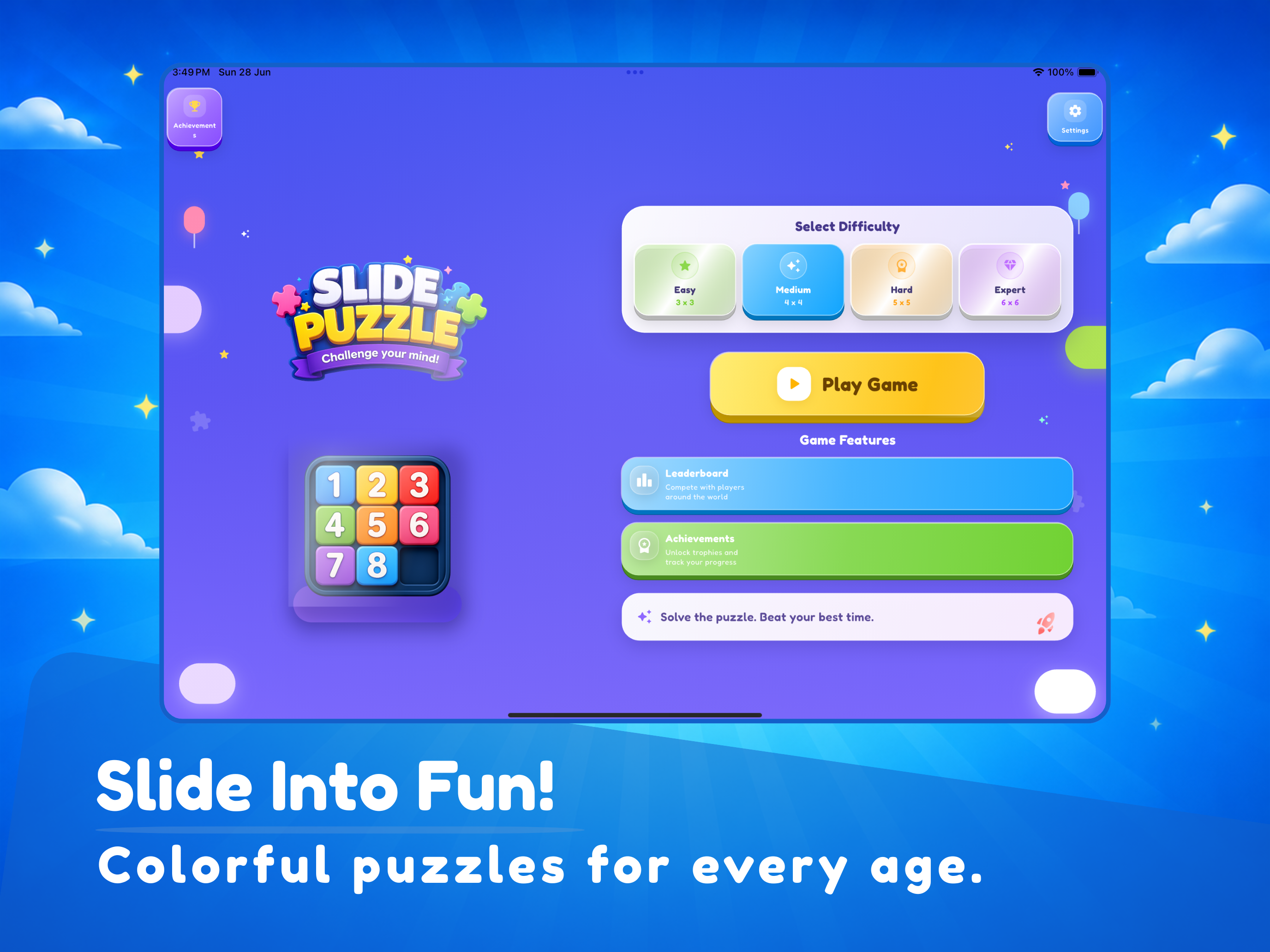 Slide Puzzle Game screenshot 8