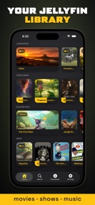 Tomo TV, a Jellyfin Client screenshot