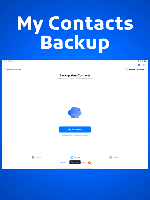 Screenshot #6 pour My Contact Backup Restore