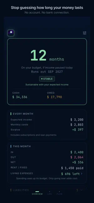 Financial Runway screenshot 2