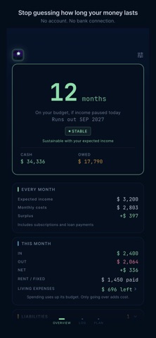Financial Runway screenshot 2