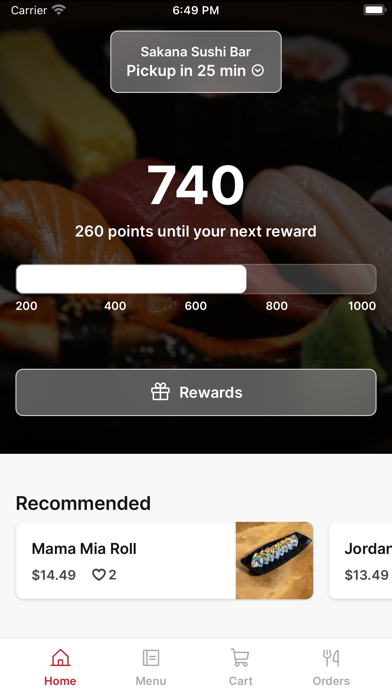 Sakana Sushi Bar Screenshot 1 - AppWisp.com