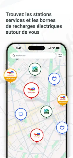 Capture d'écran de Services - TotalEnergies sur iPhone 2