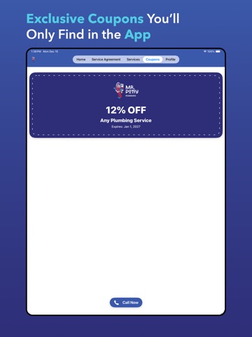 Mr. Potty Plumbing iPad screenshot