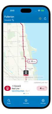 Transit Stop: CTA Tracker. screenshot 2