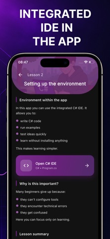 Learning C# Screenshot 4 of 6