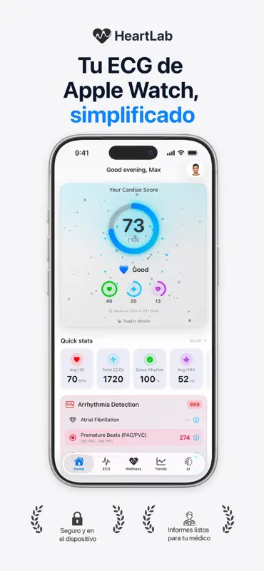 HeartLab: 心電図プロ分析 screenshot 1 of 8