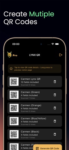 Lynx QR screenshot