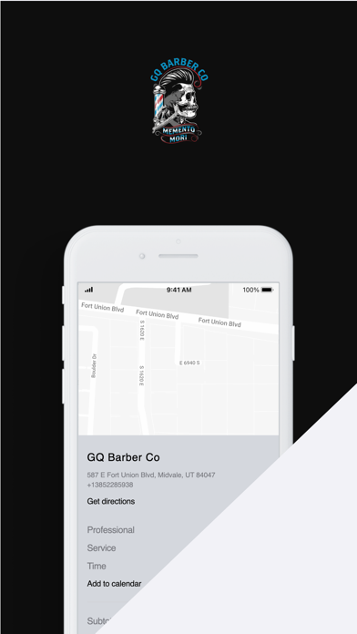 GQ Barber Co Screenshot