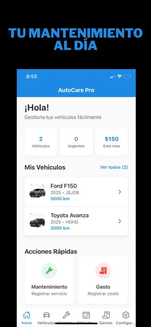 AutoCare: Gestión de Vehículos screenshot 3