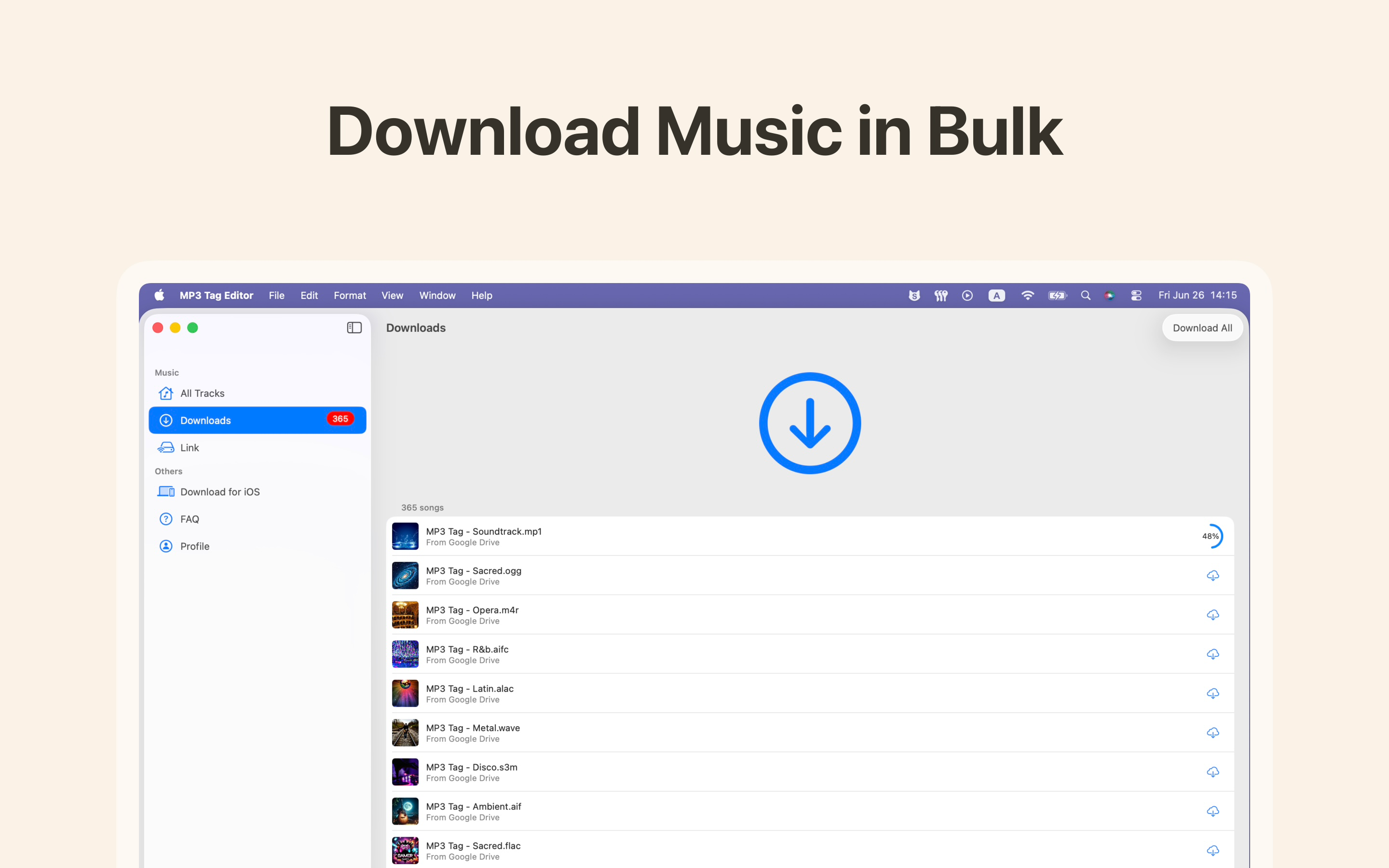 MP3 Tag Editor - Audio Match