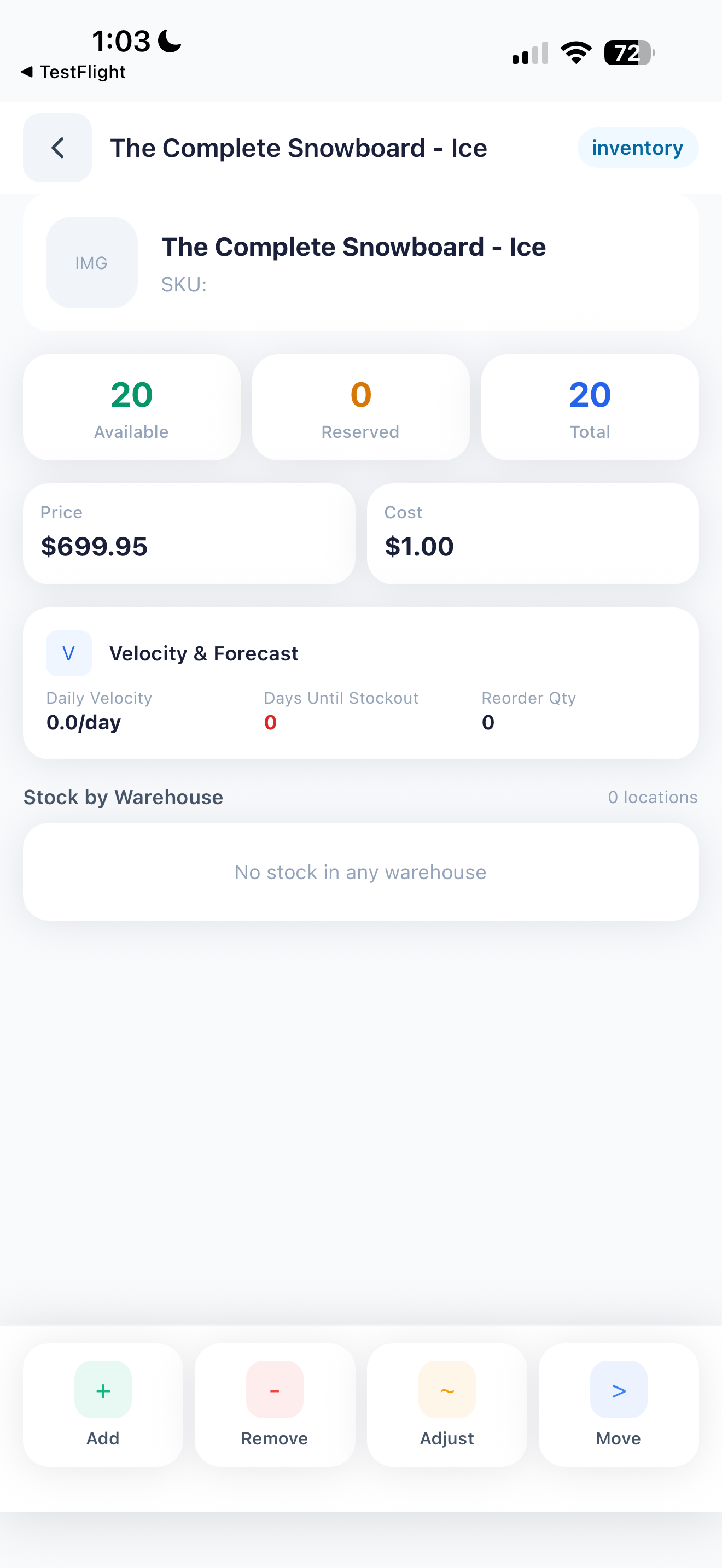 Spark Inventory screenshot 7
