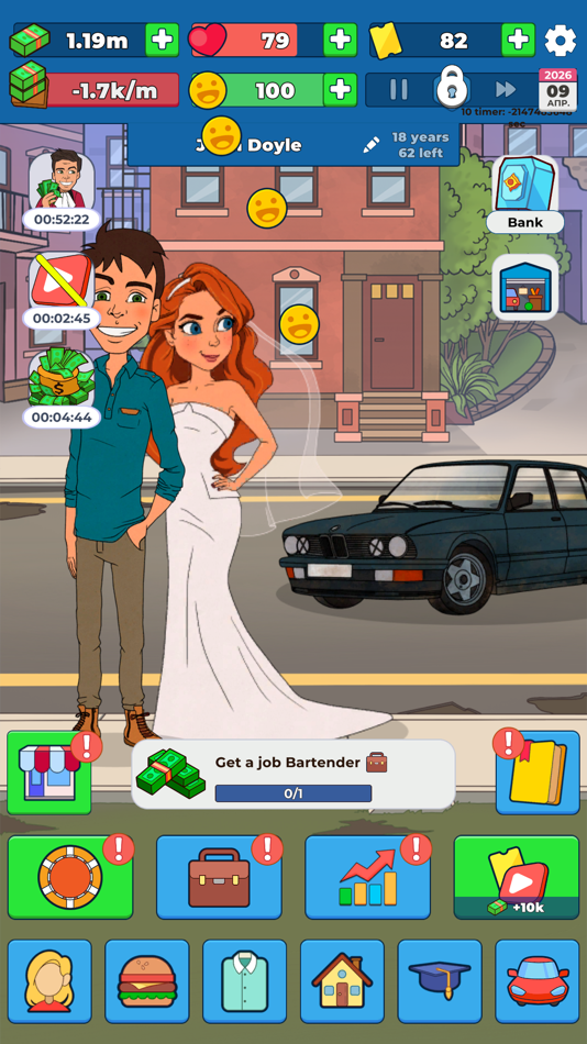 #2. From Zero to Hero: Idle game! (iOS) Podle: Heatherglade Publishing Kft