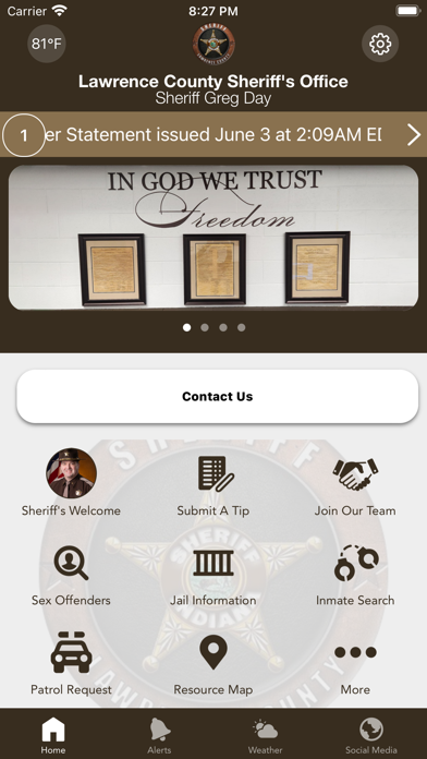 Lawrence Co. Sheriff's Office Screenshot