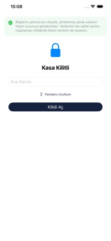 Şifre Depolama Screenshot 3 of 5