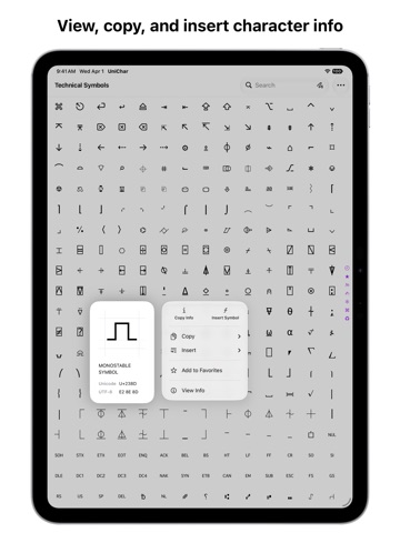 unichar-unicode-keyboard Screenshot 5