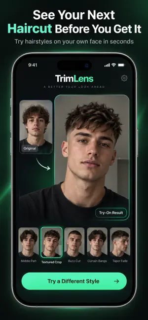 Hairstyle Try On: TrimLens screenshot 1