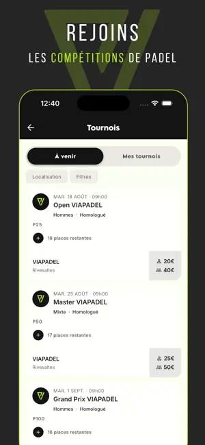 Viapadel 2.0 screenshot 4