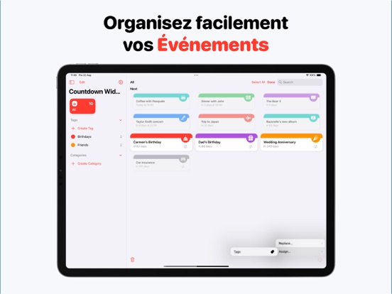 Screenshot #6 pour Countdown Widget: Compte jours