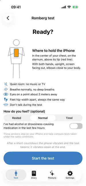PosturEasy: Balance Test screenshot 2