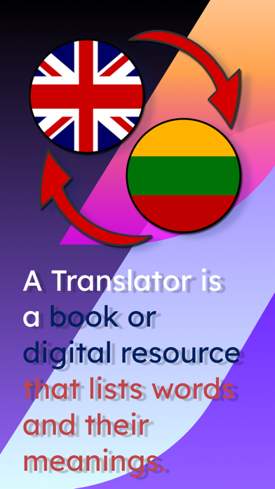 English Lithuanian Translate Screenshot